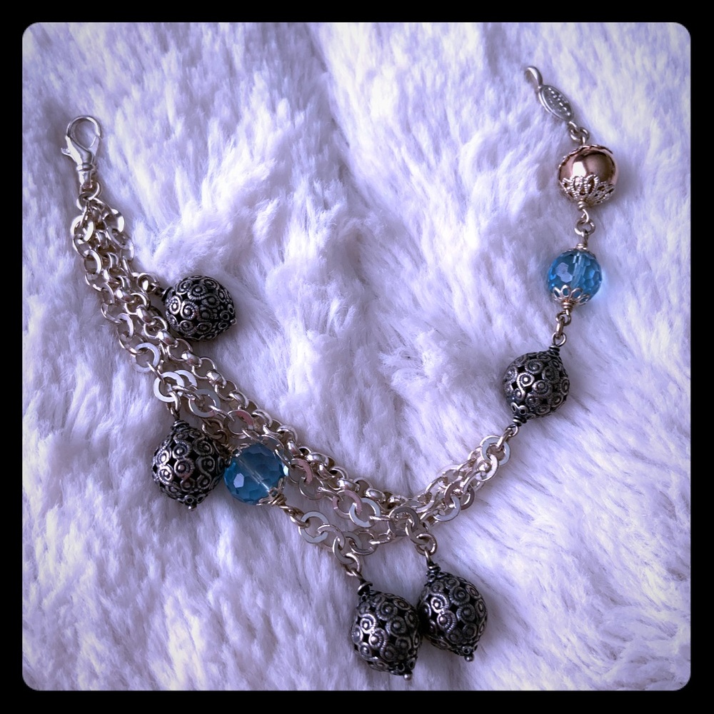 MILROS 925 Sterling silver chain Bracelet Italy